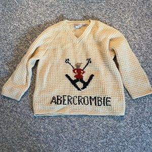 Vintage Abercrombie sweater, late 90’s or early 2000’s good condition no holes.
